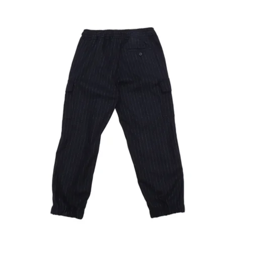 Pinstriped Twill Trousers