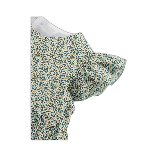 Floral-Printed Crewneck Dress