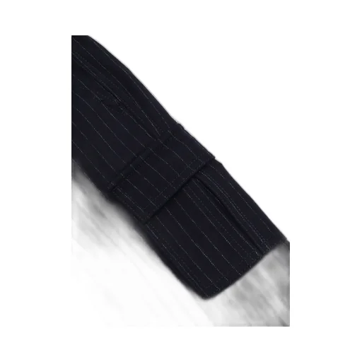 Pinstriped Twill Trousers