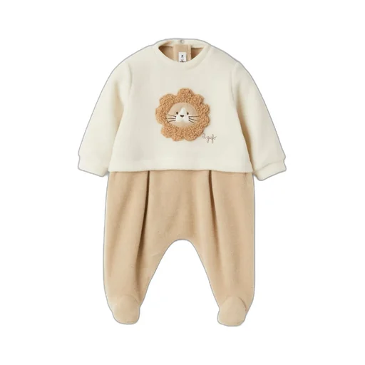 Applique Fleece Jumpsuit