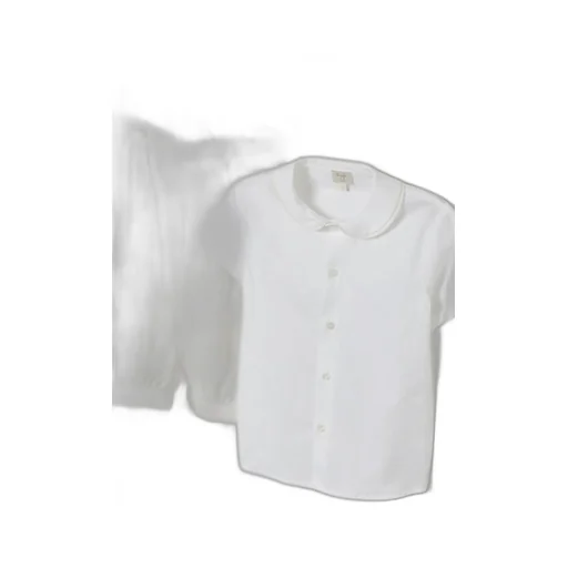 Rounded-Collar Trousers Set