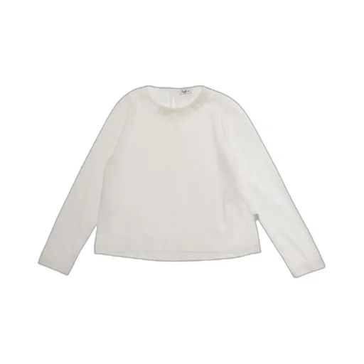 Ruffle-Detailed Crewneck T-Shirt