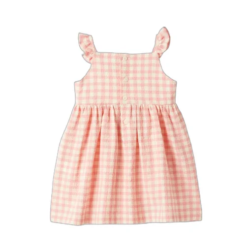 Gingham Ruffled Dress
