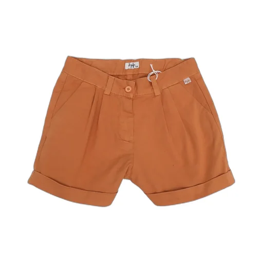 Gabardine Pleated Shorts