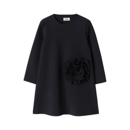 Floral-Detail Dress
