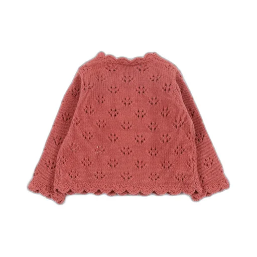 Openwork Pattern Cardigan