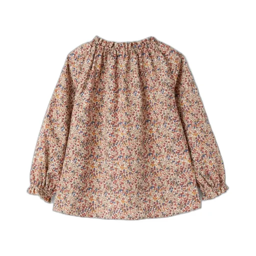 Floral-Print Blouse