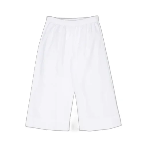 Stretch Poplin Capri Pants
