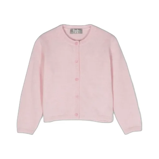 Round Neck Wool Cardigan