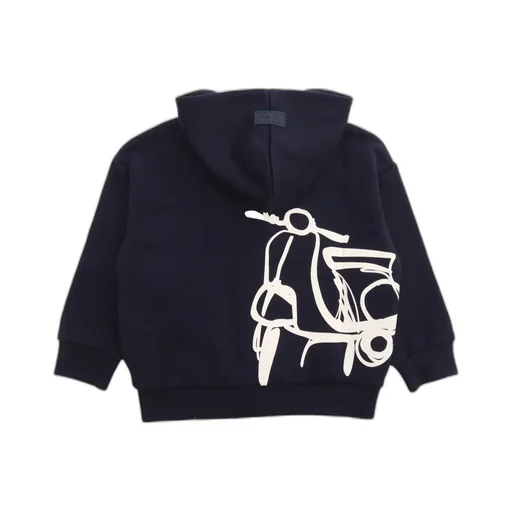 Logo Patch Zip-Up Hoodie