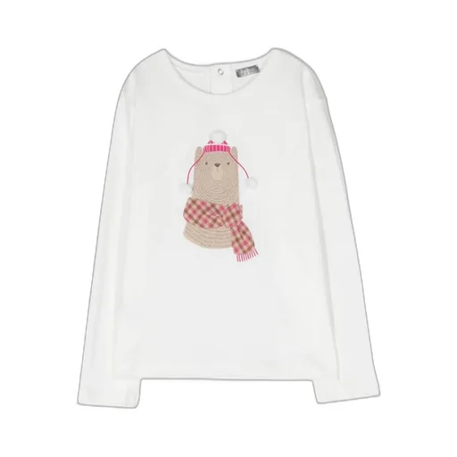 Teddy Bear Printed Crewneck T-Shirt