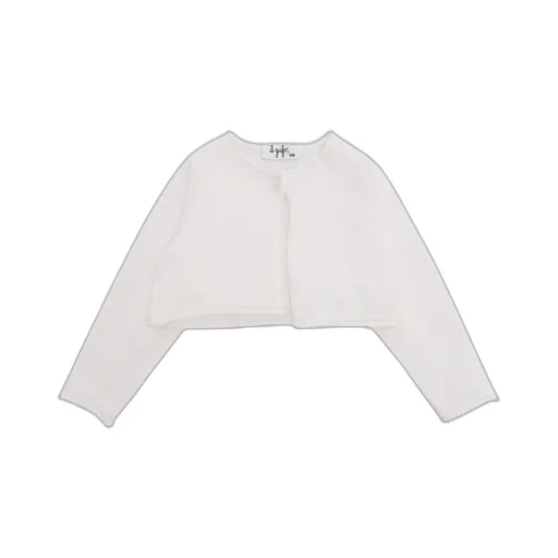 Crewneck Long-Sleeved Cardigan