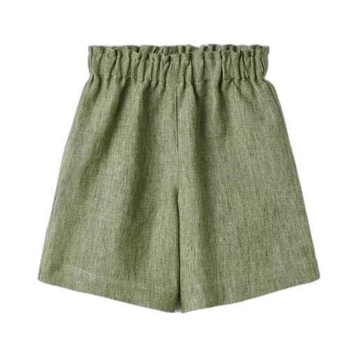 High-Waist Wide-Leg Shorts