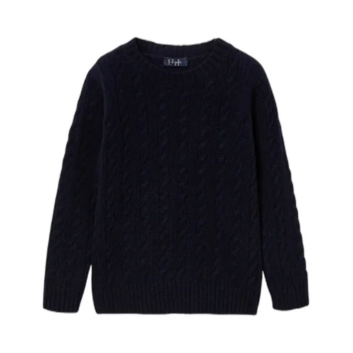 Cable-Knit Wool Jumper