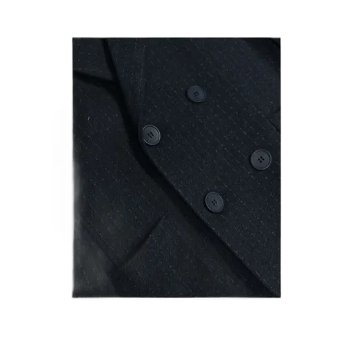 Double-Breasted Striped Blazer
