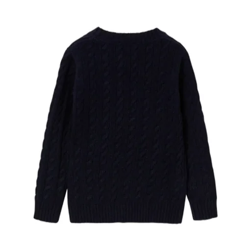 Cable-Knit Wool Jumper