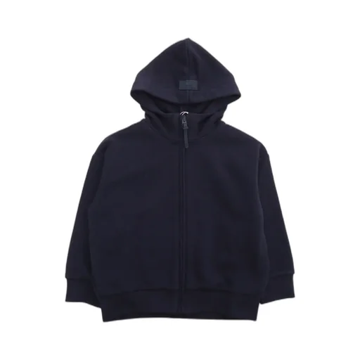 Logo Patch Zip-Up Hoodie