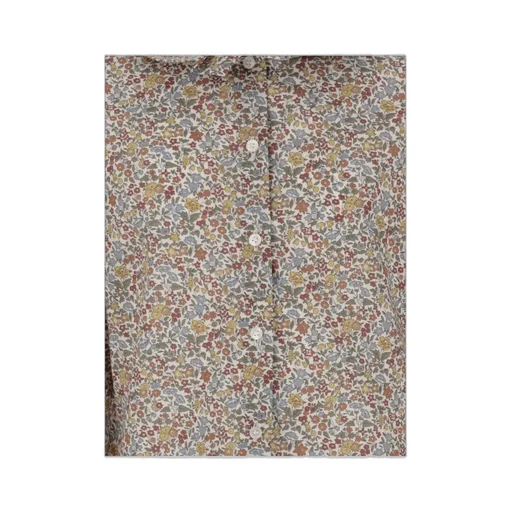 Ruffled Trim Star Printed Shirt
