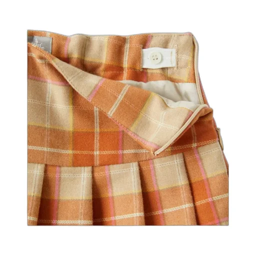 Pleated Miniskirt