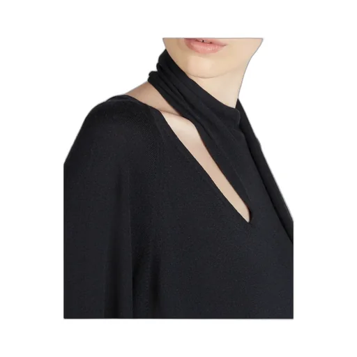Cut-Out Turtleneck Sweater