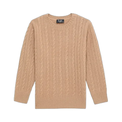 Cable-Knit Wool Jumper