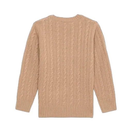 Cable-Knit Wool Jumper