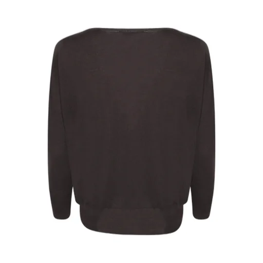 Oversized Boat Neck Knitwear