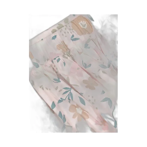 Floral Printed Blouse And Skirt Suit