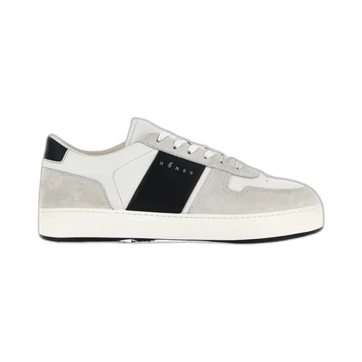 H-Tv Logo Printed Panelled Sneakers
