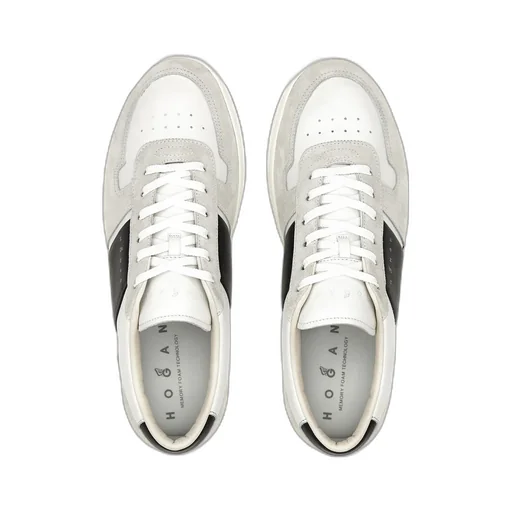 H-Tv Logo Printed Panelled Sneakers
