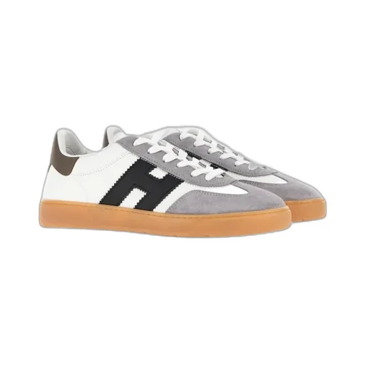 Low-Top Laced Sneakers