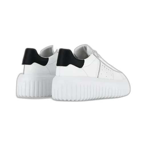 Round-Toe Lace-Up Sneakers