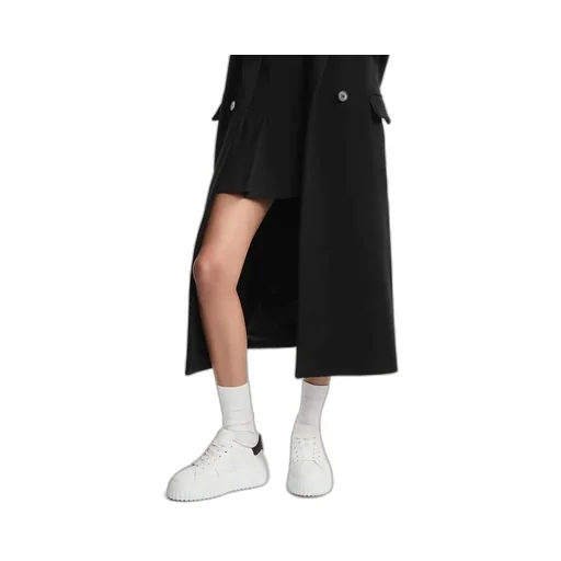 Round-Toe Lace-Up Sneakers