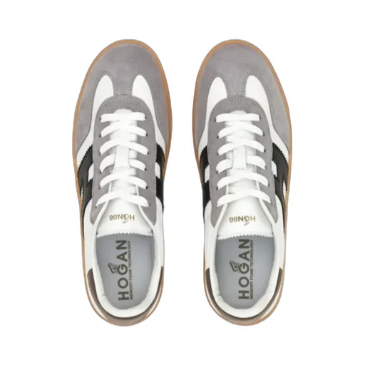 Low-Top Laced Sneakers