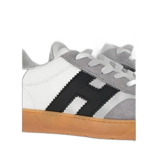 Low-Top Laced Sneakers