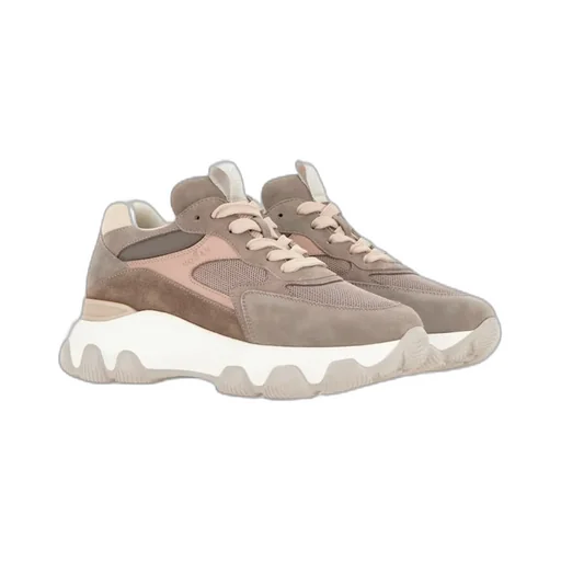 Hyperactive Panelled Lace-Up Sneakers