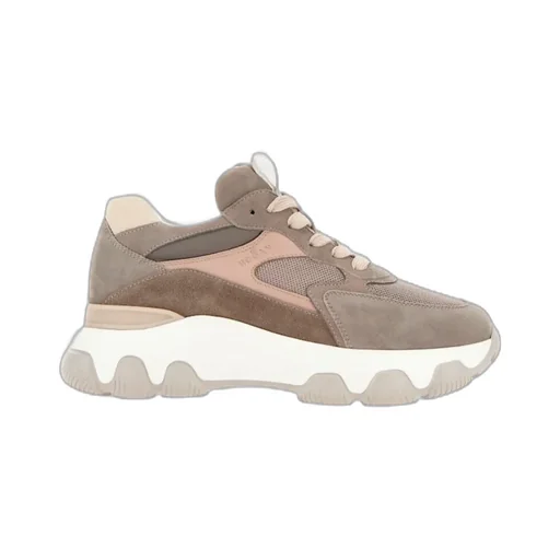 Hyperactive Panelled Lace-Up Sneakers