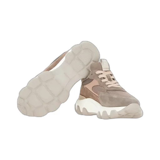 Hyperactive Panelled Lace-Up Sneakers