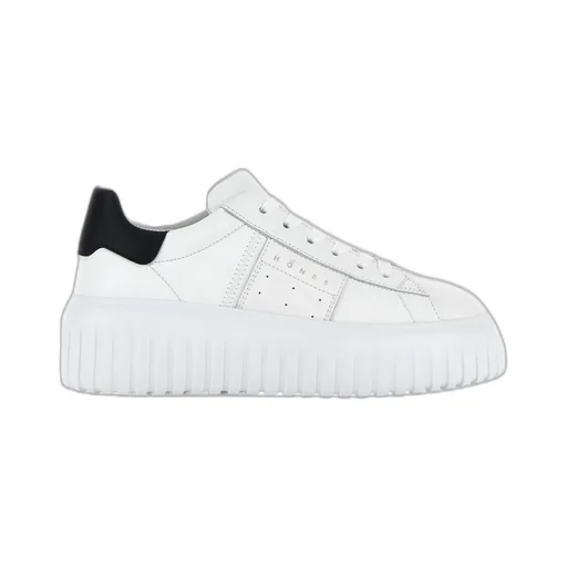 Round-Toe Lace-Up Sneakers
