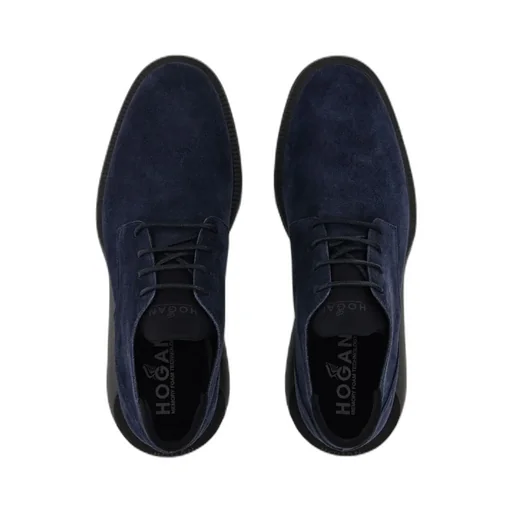 Suede Lace-Up Boots