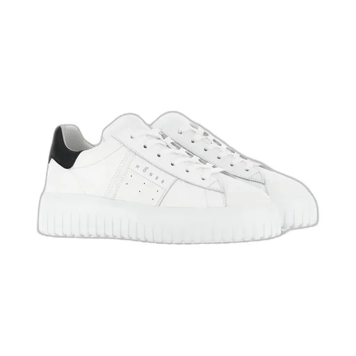 Round-Toe Lace-Up Sneakers