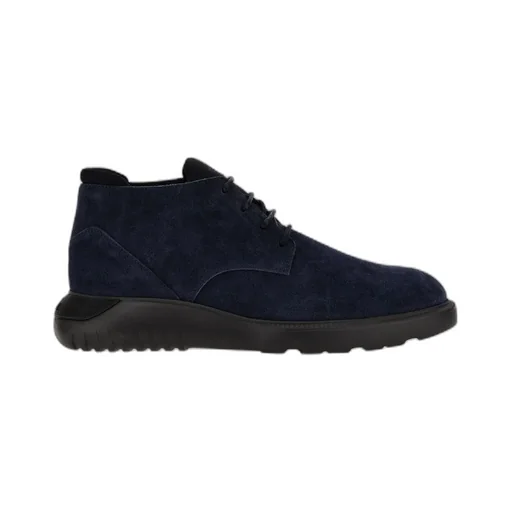 Suede Lace-Up Boots