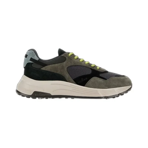 Hyperlight Panelled Lace-Up Sneakers