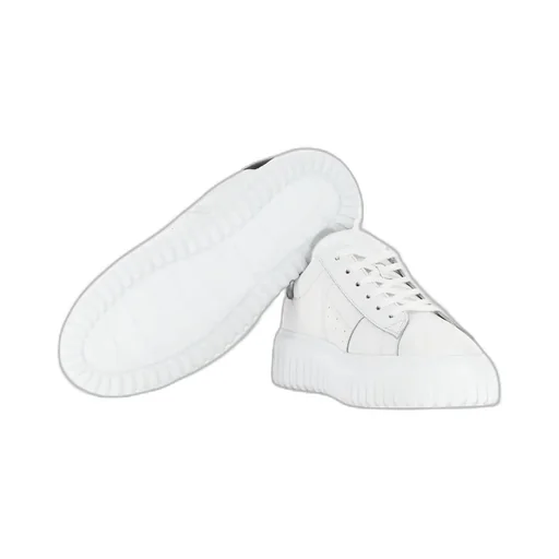 Round-Toe Lace-Up Sneakers