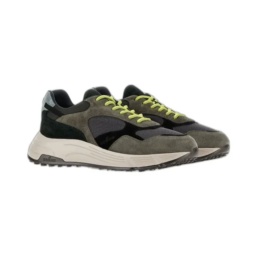 Hyperlight Panelled Lace-Up Sneakers