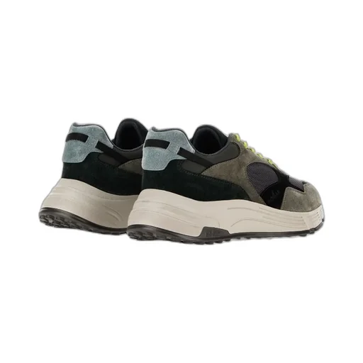 Hyperlight Panelled Lace-Up Sneakers