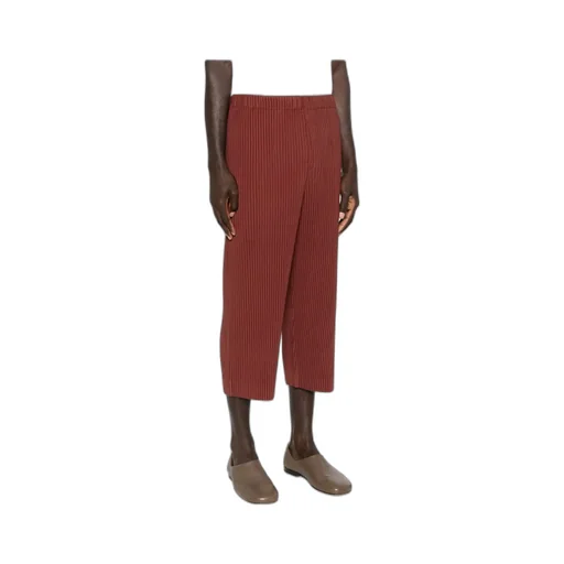 Color Pleats Trousers
