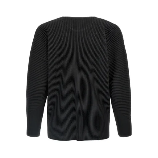 Pleated Long-Sleeved T-Shirt
