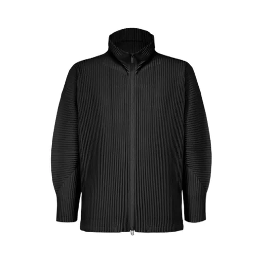 Long-Sleeved Zip-Up Cardigan