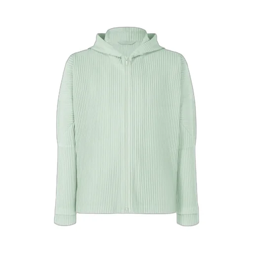 Pleated Hooded Jacket
